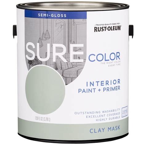 Rust Oleum Sure Color Birchwood Interior Paint Primer Flat Finish 2 Pack