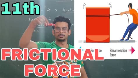 Friction Force Part 01 Static And Kinetic Friction Friction Iit