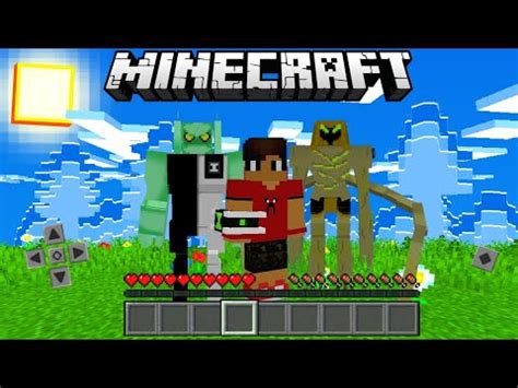 SAIU NOVA ADDONS DE BEN 10 PARA O MCPE vários aliens poderes