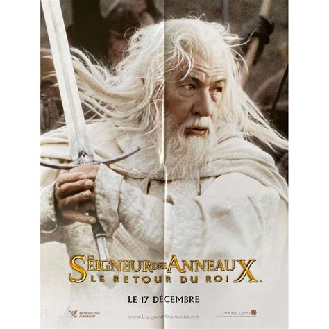 Affiche De Cin Ma Fran Aise De Le Seigneur Des Anneaux Le Retour Du