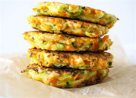 Zucchini Carrot Fritters Healthy Aperture Vegetarian Recipes