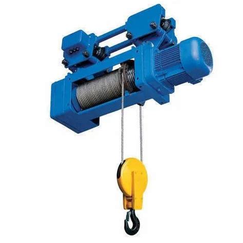 50 60 Hz Electric Wire Rope Hoist Capacity 5 Ton Voltage 220 240 V