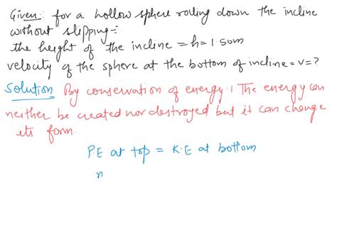 Solved A Hollow Thin Walled Sphere Has Mass M 0 500 Kg Radius R 0 200 M And Moment Of