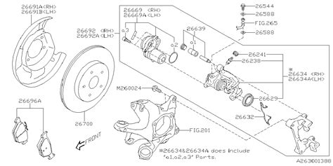 2024 Subaru Crosstrek EYESIGHT Disc Brake Caliper Caliper Body Kit