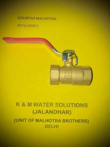 Forged Brass Ball Valve At Rs 65 Piece Forged Brass Ball Valve In