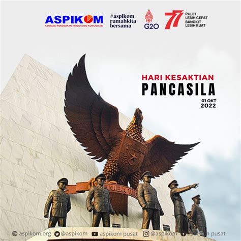 Selamat Memperingati Hari Kesaktian Pancasila Oktober Aspikom