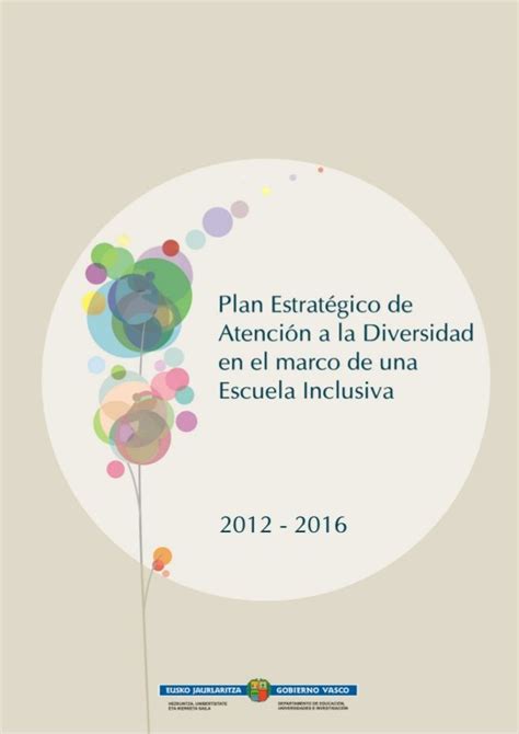 Plan Estratégico de Atención a la Diversidad en el marco de una Escuela