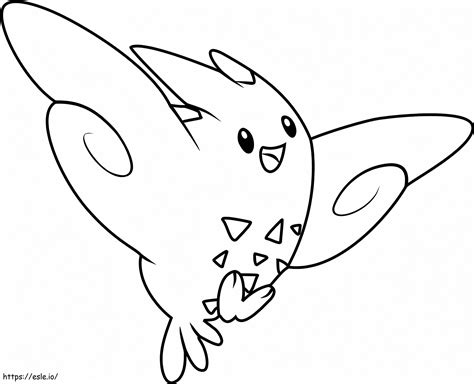 Togekiss Pokemon Coloring Page