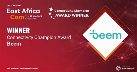 Beem is the 2021 EastAfricaCom Connectivity Champion! - Beem Africa