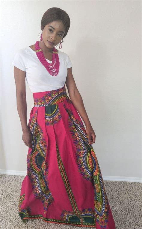 Maxi Skirt African Skirt African Maxi Skirt Dashiki Maxi African Skirts African Print Maxi