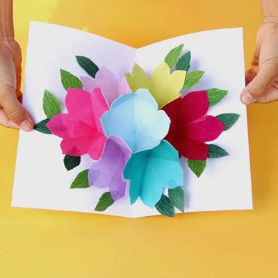 Handmade Pop Up Birthday Card Diy Diy Craft