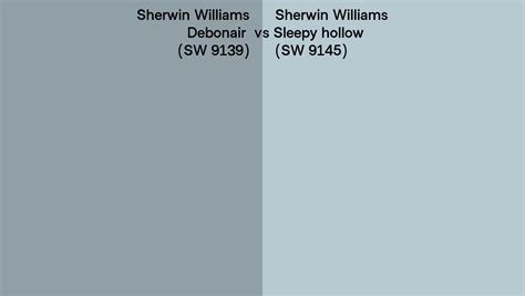 Sherwin Williams Debonair Vs Sleepy Hollow Side By Side Comparison