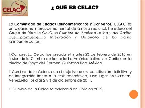 Presentación Celac