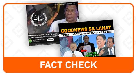 Fact Check No Icc Ruling Acquitting Duterte In Drug War Killings