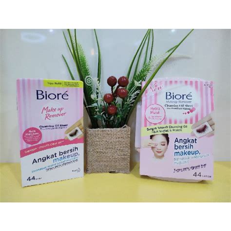 Jual Biore Makeup Remover Cleansing Oil Sheet Shopee Indonesia