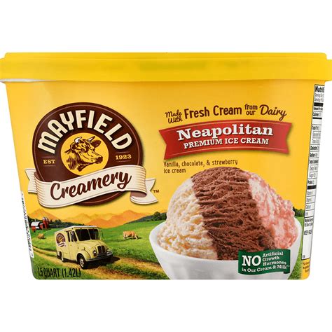 Neapolitan Ice Cream 1 5 Quart Mayfield Dairy Farms®