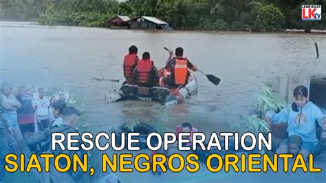 Breaking News Ii Rescue Operation Sa Siation Negros Oriental Youtube