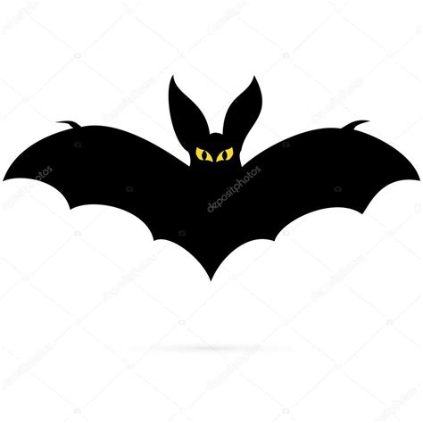 Black Silhouettes Of Bats Vector — Stock Vector © Zozu 85012350