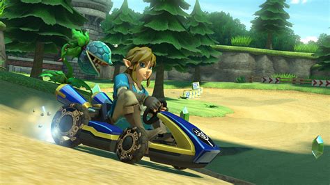 Nuevo Contenido De Zelda Breath Of The Wild Llega A Mario Kart 8