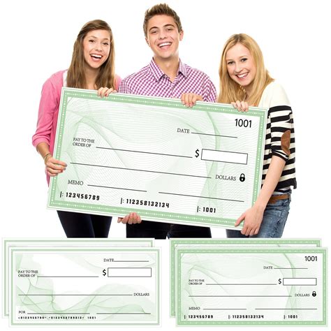 Giant Fake Award Presentation Check 16 X 32 Large Novelty Endowment