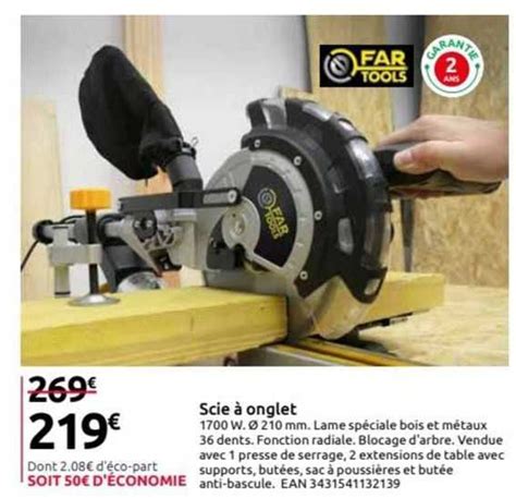 Promo Scie Onglet Chez Mr Bricolage Icatalogue Fr