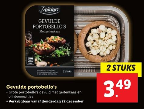 Gevulde Portobello S 2 Stuks Aanbieding Bij Lidl