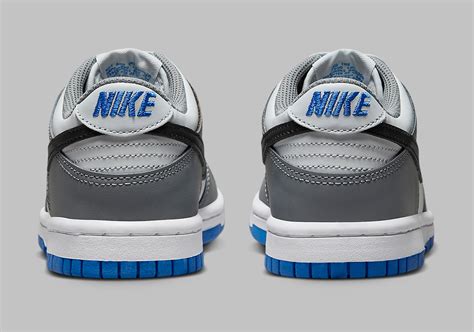 Nike Dunk Low Gs Grey Blue Black Fb Sneakernews