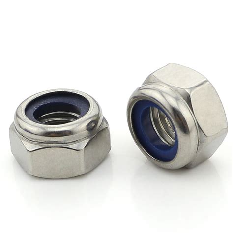 DIN985 Nylon Lock Nuts Prevailing Torque Type Hexagon Thin Nut With