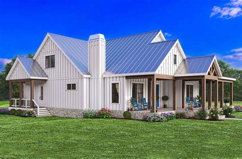 House Plan Modern Farmhouse Plan Square Feet