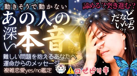 【複雑恋愛ツインレイ】⚠️忖度なしyes Noリーディング！🚨部分的に辛口あり🎯深すぎて困惑お相手さんがひた隠しにしているあなたへの本音を