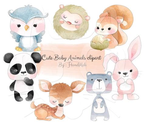 cute baby animals clipart 20 free Cliparts | Download images on ...