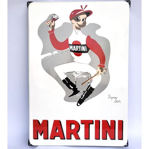 Plaque Maill E Martini Jockey Produits Emaill S Plaques Maill Es