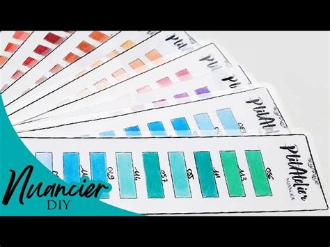 Id Es De Nuancier Vierge Nuancier Coloriage Nuancier Couleur