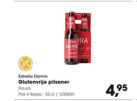 Estrella Damm Glutenvrije Pilsener Aanbieding Bij Hanos Folders Nl