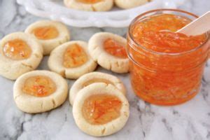 Orange Marmalade Thumbprint Cookies Smashed Peas Carrots