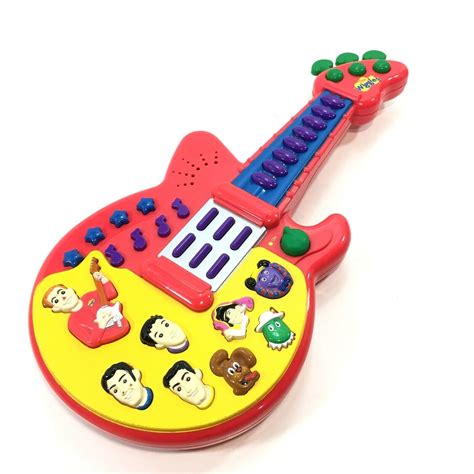 The Wiggles Play Along Musical Sing and Dance Red Guitar Toy Spin ...