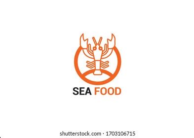 Seafood Restaurant Vector Logo Template Food Stock Vector Royalty Free