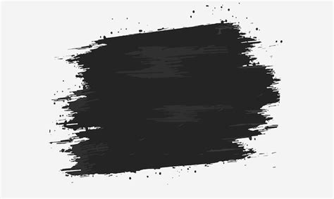 Premium Vector Modern Black Brush Stroke Banner Template Collection