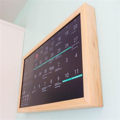 24 Digital Wall Display Smart Screen Wifi Calendar Raspberry Pi Smart ...