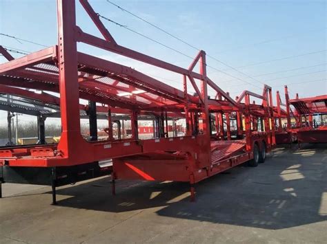 Heavy Duty Cheap Axles Transport Small Car Carrier Truck Trailer