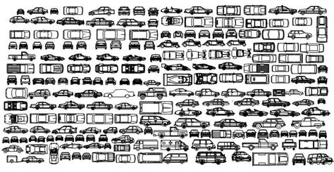 Car designs are given in this Autocad drawing model. Download the ...