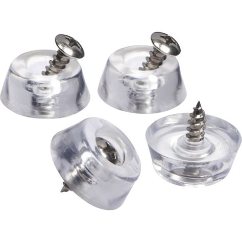 MADICO Screw On Rubber Bumper 1 Clear 4 PK 31946 RONA