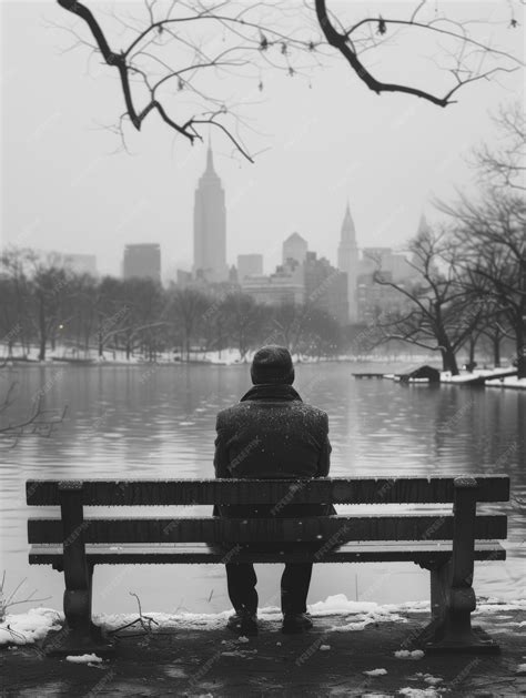 Premium Photo | A lonely man is alone in the world sad powerless and