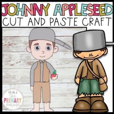 Johnny Appleseed Craft Apple Activities Fall Bulletin Board Etsy