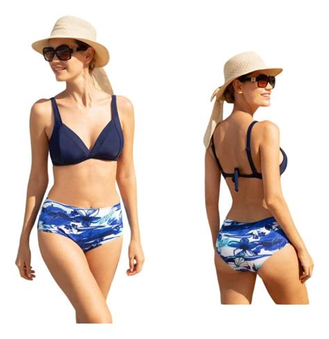 Malla Bikini Señora Corpiño Reforzado Tiro Alto Din Dan Gloria y Armando