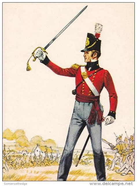 Lieutenant Centre Company 1st Royal Regiment Of Foot 1815 British