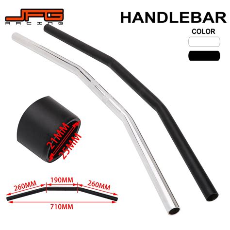 Manillar Universal Para Motocicleta Barra Recta De Arrastre De 22MM Y