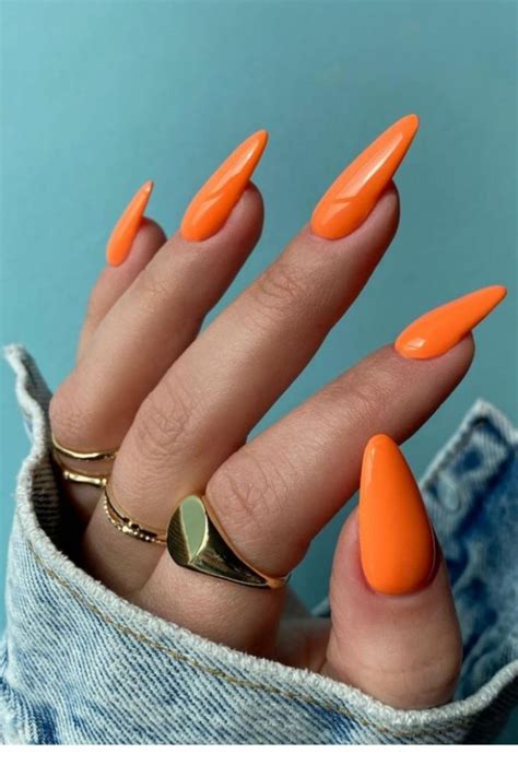 Cute Summer Pastel Nails With Almond Shaped Nails