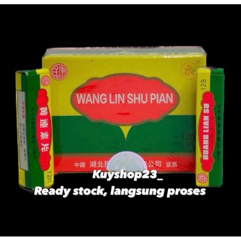 Jual Wang Lin Shu Pian Tablet Bong Lian Su Botol Obat Diare Obat