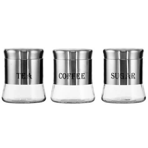 Regent Glass Canister 3pc Set Kloppers